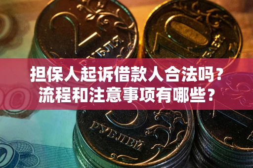 北京担保人起诉借款人合法吗？流程和注意事项有哪些？