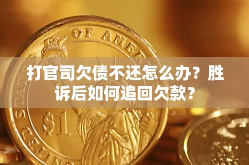北京打官司欠债不还怎么办？胜诉后如何追回欠款？