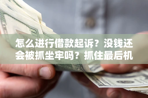 北京怎么进行借款起诉？没钱还会被抓坐牢吗？抓住最后机会！