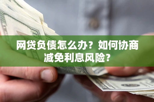 北京网贷负债怎么办？如何协商减免利息风险？
