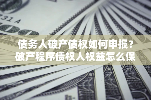 北京债务人破产债权如何申报？破产程序债权人权益怎么保障？
