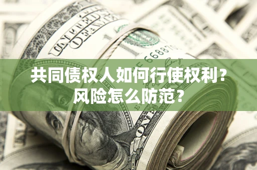 北京共同债权人如何行使权利？风险怎么防范？