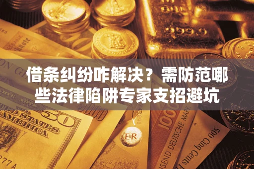 北京借条纠纷咋解决？需防范哪些法律陷阱专家支招避坑
