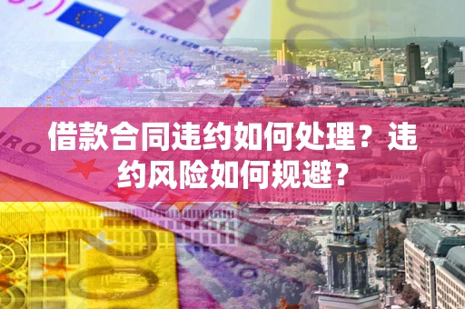北京借款合同违约如何处理？违约风险如何规避？
