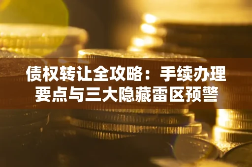 北京债权转让全攻略：手续办理要点与三大隐藏雷区预警