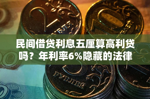 北京民间借贷利息五厘算高利贷吗？年利率6%隐藏的法律风险全解析